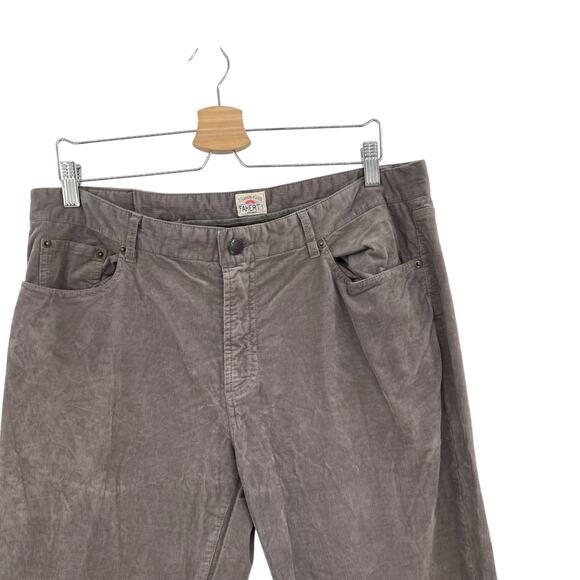 Faherty Stretch Corduroy Pants Gray Size 35 - Picture 2 of 12